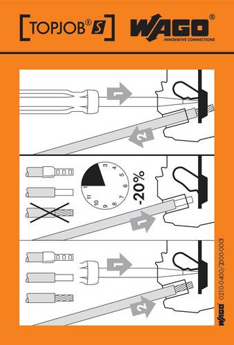 WAGO 210-400/2000-001 Handhabungsaufkleber 100St.