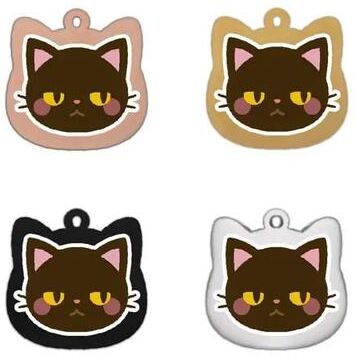 Inspired Living Personalized Stainless Steel Cat ID Tag With Custom Engraving 14 rose