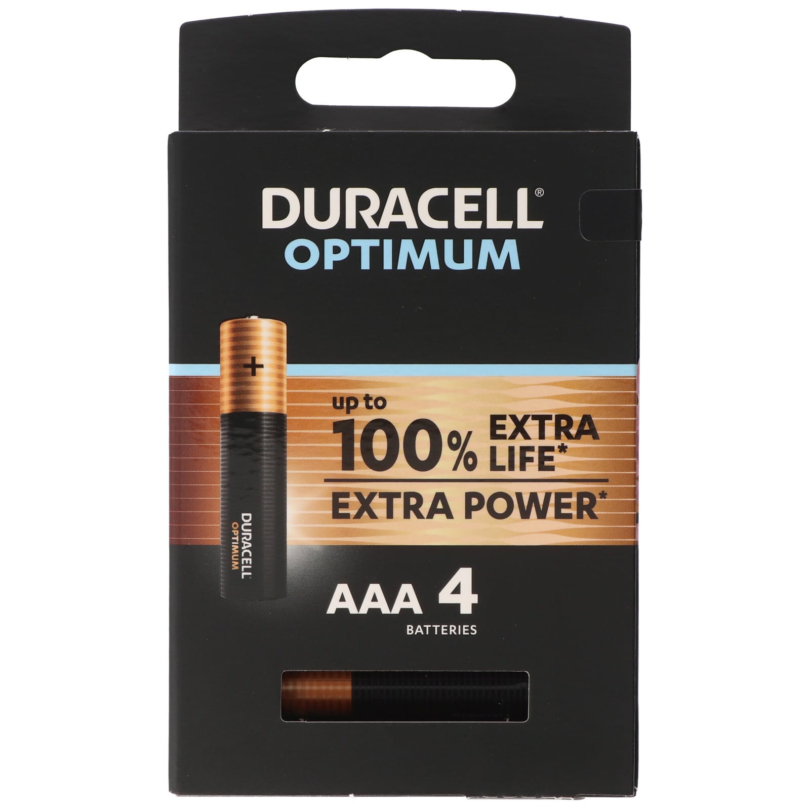 Duracell Optimum AAA Micro Batterijen 4 stuks