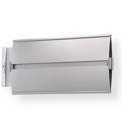 Schild Elegantes Leitsystem, Ausführung Fahnenmontage, Alu, eloxiert, 297x148 mm