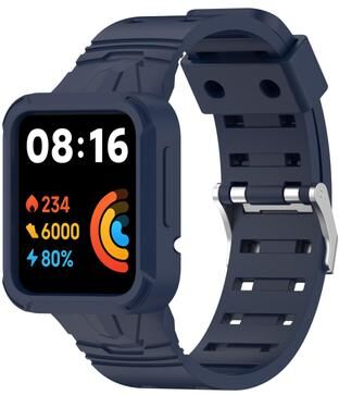 Everyday Crate Silicone Replacement Watch Band For Xiaomi Poco Watch Soft Comfortable Adjustable Strap midnight Blue