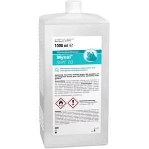 Myxal Desinfektionsmittel 14021005, SEPT 70, Händedesinfektion, alkoholisch, Flasche 1 Liter