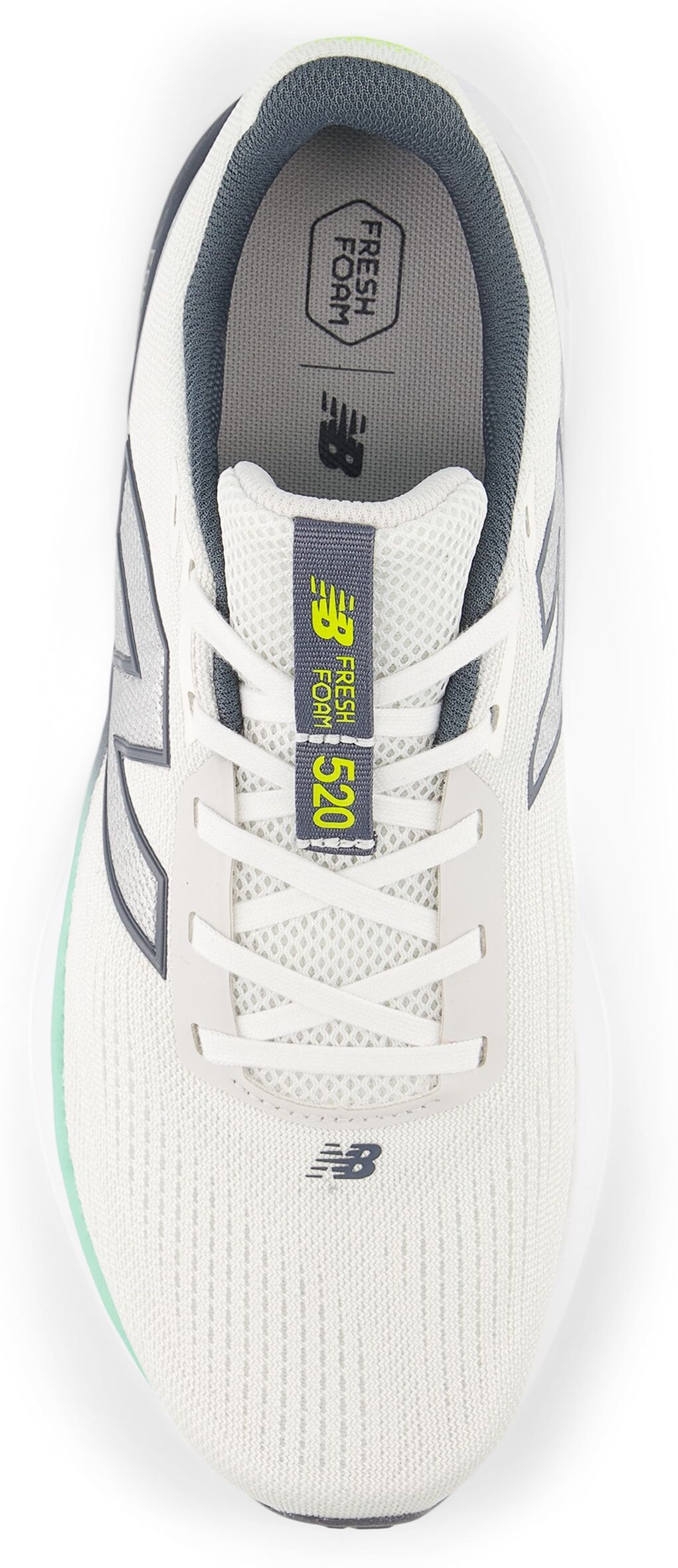 Laufschuh NEW BALANCE "520", Herren, Gr. 44, weiss (reflection, graphite, deep end), Synthetik, Textil, Schuhe Laufschuh, Pour adultes, avec semelle en caoutchouc reflection, graphite, deep end 44