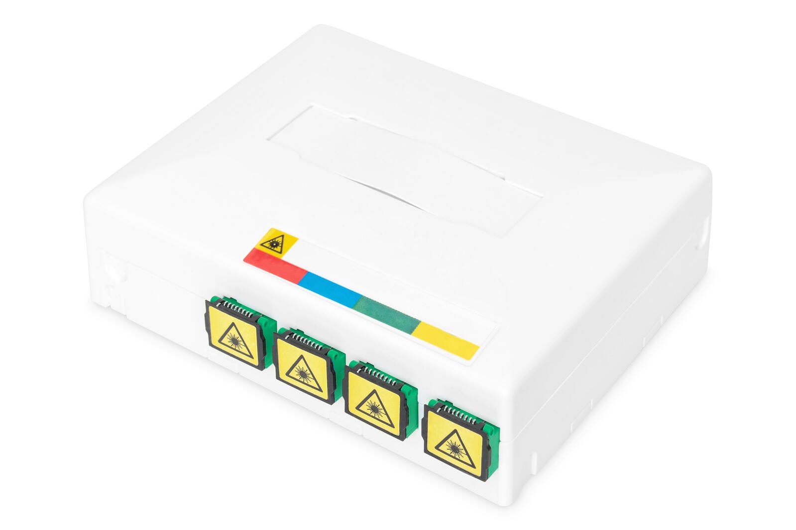 Digitus FTTH Gehäuse mit 4 x SC SX Kupplung DN-931094