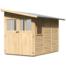 Karibu Gartenhaus Gerätehaus Juist/Wandlitz 3 - 19mm-181x268cm- naturbelassen