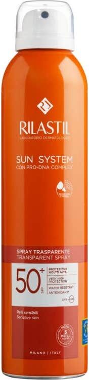 Rilastil Sun System Spray Solar Corporal Transparente SPF50+ 200ml