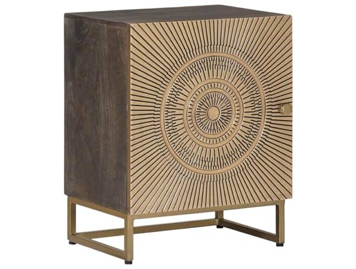 Nachttisch, Beistelltisch, Nachtschrank Kaffeebraun 40 x 30 x 50 cm