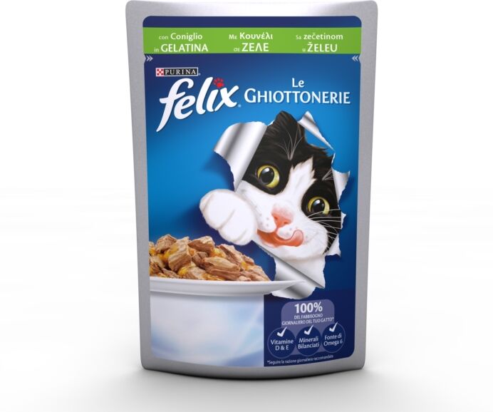 Purina FELIX GHIOTTONERIE C/CONIGLIO IN GELATINA 85GR