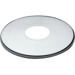 Hahnrosette Messing verchromt [DN 15] 1/2'' - Außen 61mm - Höhe 25mm
