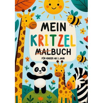 Mein Kritzel Malbuch für Kinder ab 1 Jahr, Taschenbuch von Sunny Scribbles Studio, Lucid Page Media, 978-3-691-04226-9