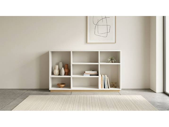 Meuble télévision sur mesure MDF mélaminé MDF Blanc mat