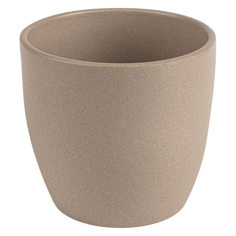Domoletti Flowerpot Emi, ceramics, Ø 18 cm, brown (18 x 13.50 cm) (5906750940137)