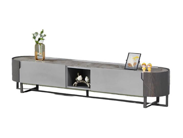 Xlmoebel TV-Board Luxuriöses Designer-Wohnzimmerregal aus Holz im eleganten Stil (RTV, 1 St., RTV Lowboard), Hergestellt in Europa