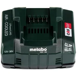 Metabo, Laubsauger + Laubbläser, AG 18 Akku Gebläse 18 V + 2x LiHD Akku 5,5 Ah + Ladegerät (Akkubetrieb, Laubbläser)