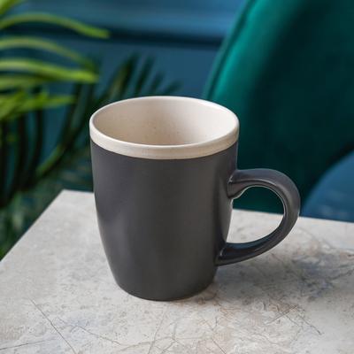Stone Lain Serenity Rustic Stoneware Mug Set, 4 Count