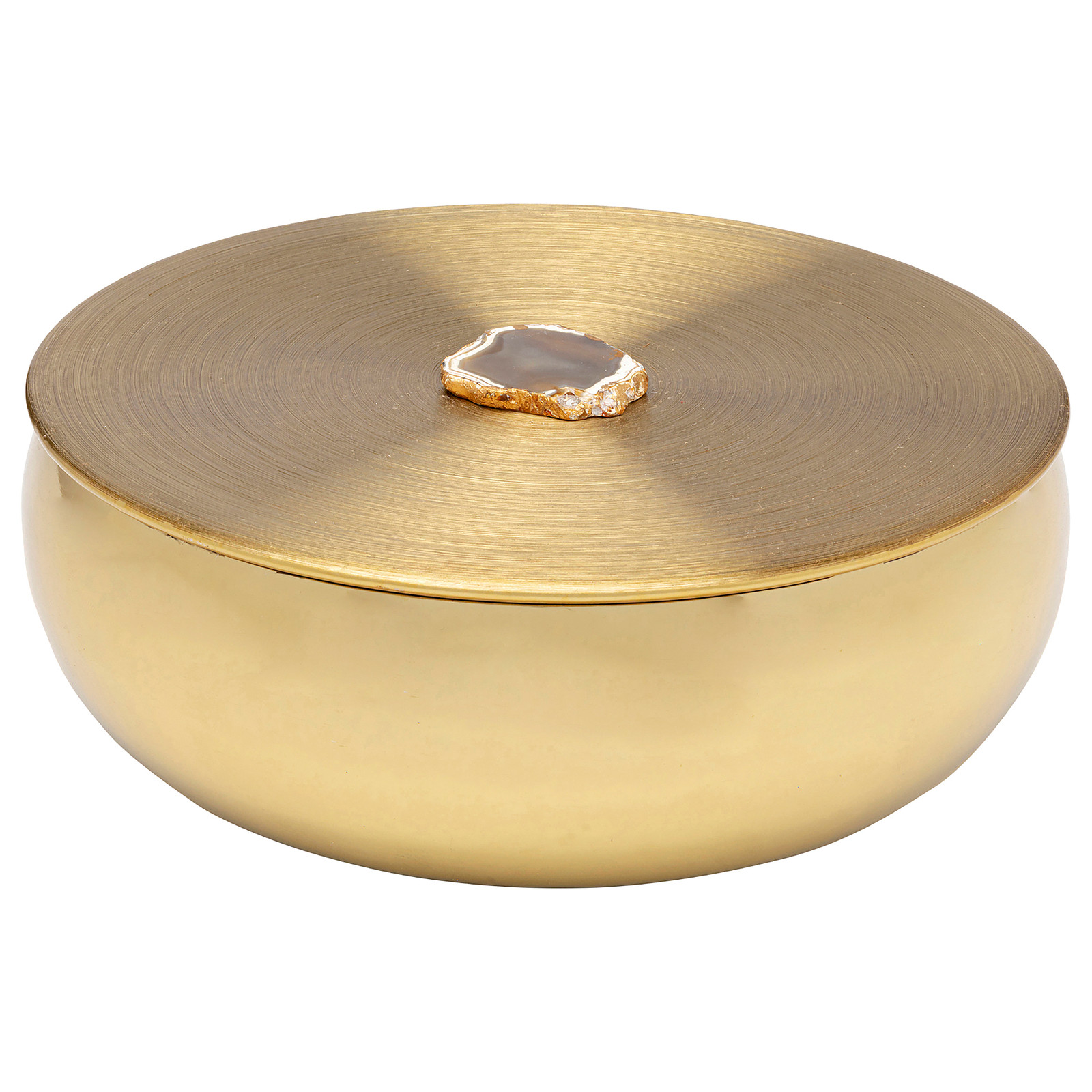 home24 Voorraadpotje Shine goud/goud Ø 24cm