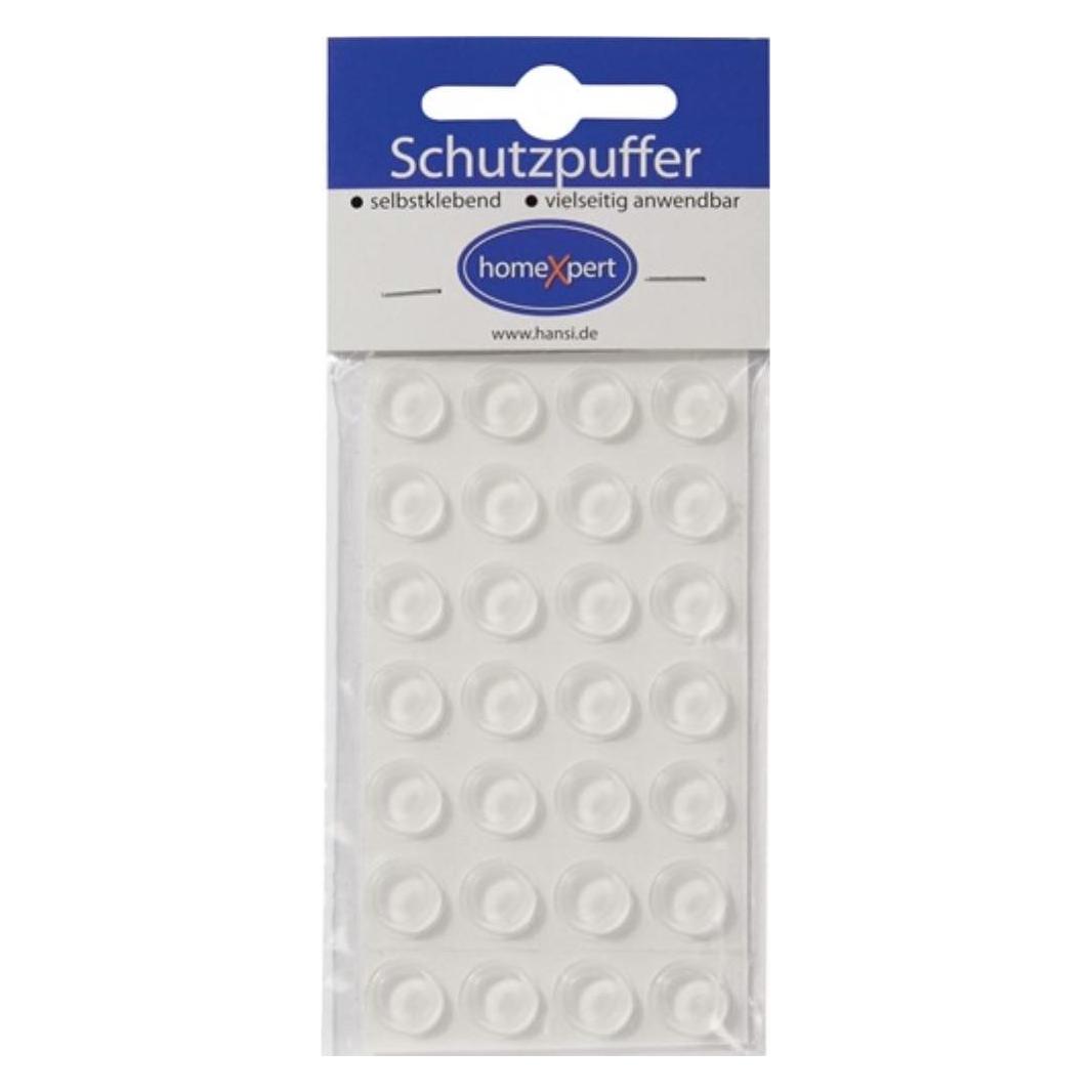 Hansi-Siebert Türanschlagdämpfer 12 mm Kunststoff klar selbstklebend (Anschlagdämpfer) (531215)