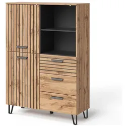 Vicco, Garderobe + Kleiderstange, Amber