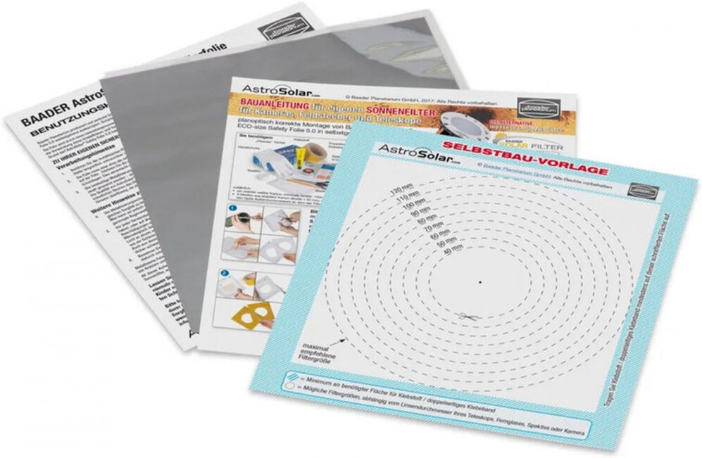 Celestron Baader Filterfolie AstroSolar® ECO-size Safety Folie OD 5.0, 140x155mm