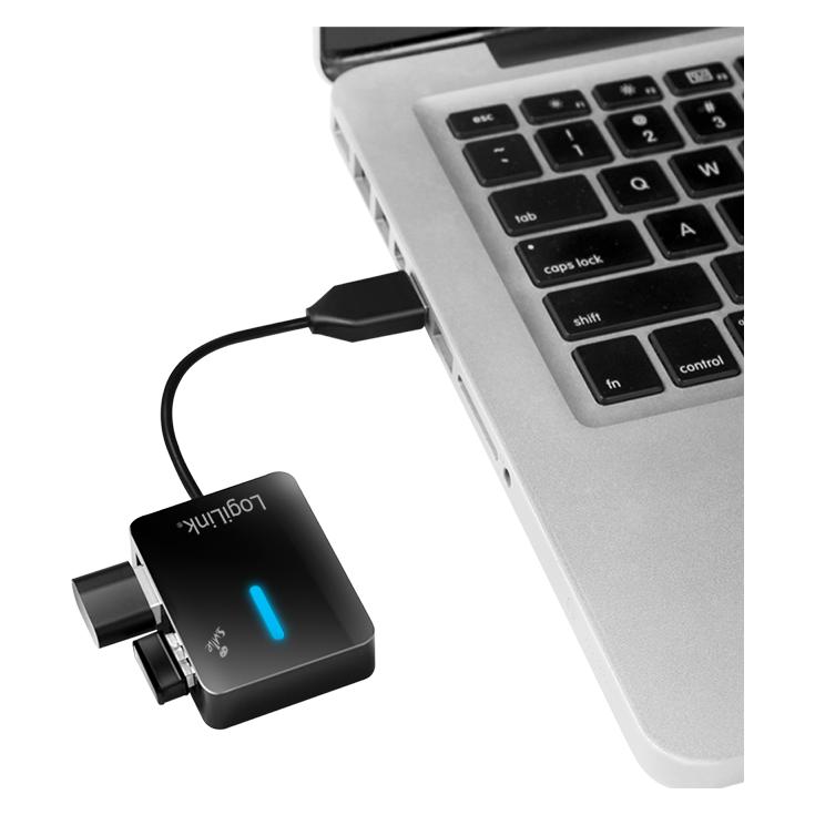LogiLink Smile (USB-A, 4 Ports) (UA0139)