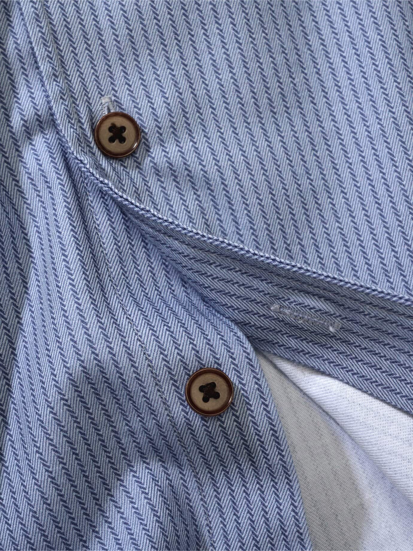 Mey & Edlich Feinstreifenhemd Blau 41