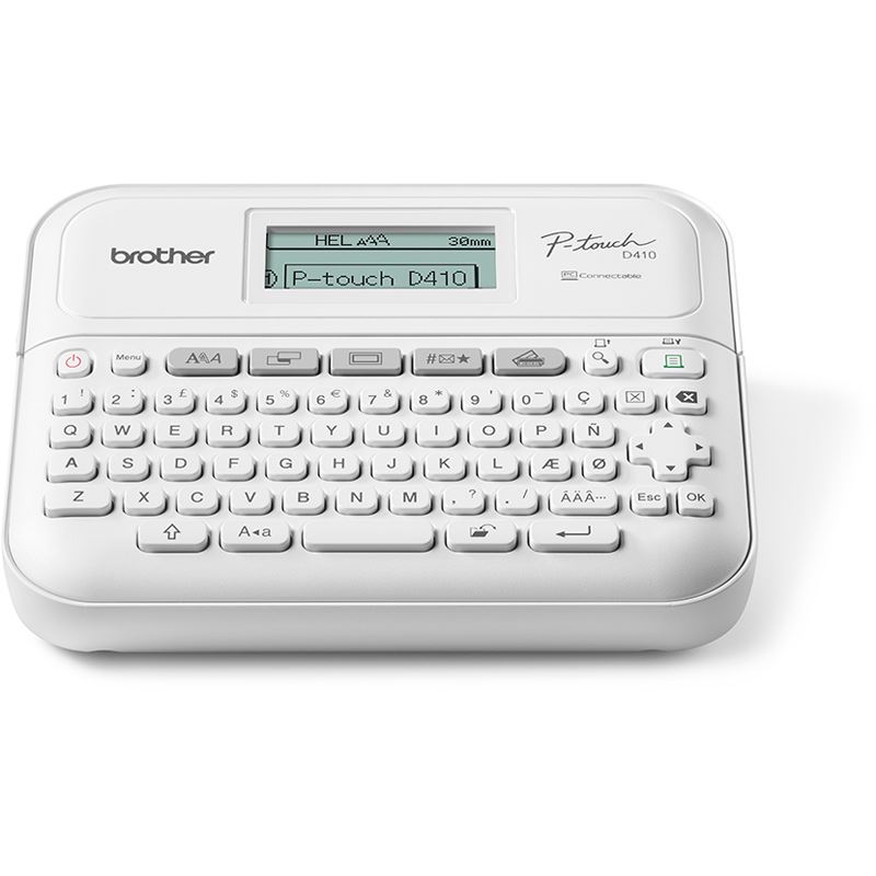 BROTHER PT-D410VP Beschriftungsgerät Netzadapter Transportkoffer und USB Kabel