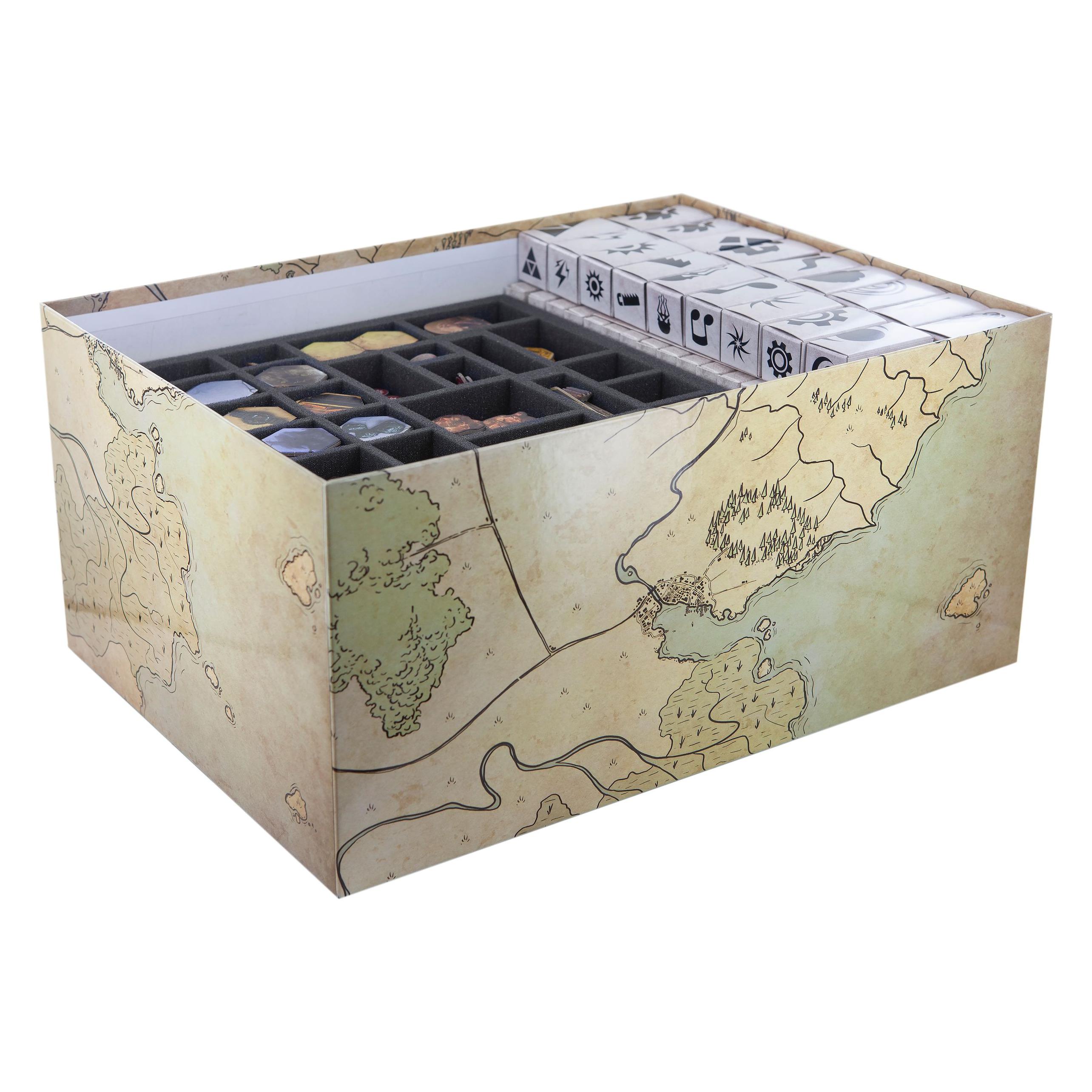 Feldherr FH58215 - Schaumstoff-Set für Gloomhaven, Brettspielbox (Schaumstoff) (FH58215)