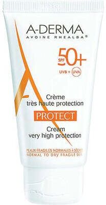 A-DERMA Protect Sun Cream for Fragile and Dry Skin SPF 50+ 40 ml