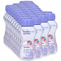 Nutrinidrink Multifibre Erdbeergeschmack 32X200 ml
