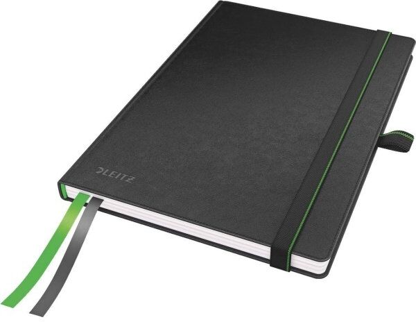 Leitz Complete Notesbog   A5   Linjeret   Sort