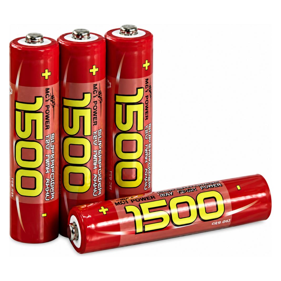 MCP Akku AAA 4er Pack (4 Stk., AAA, 1500 mAh) (32559640)
