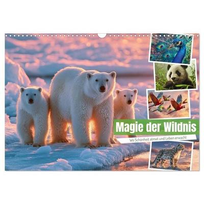 Magie der Wildnis (Wandkalender 2027 DIN A3 quer), CALVENDO Monatskalender