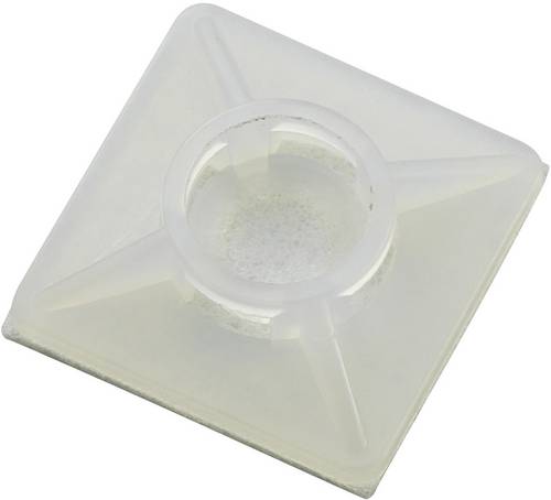 TRU COMPONENTS WCA26R Befestigungssockel 541293 Bündel-Ø-Bereich 4.80mm (max) 4fach einfädeln Transparent