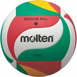molten Volleyball Trainingsball für Stellertraining Weiß/Grün/Rot/Gelb Gr. 5