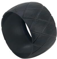 Saro Lifestyle Metal Napkin Rings With Harlequin Design (Set of 4)