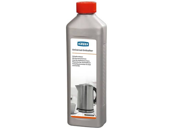 XAVAX Entkalker Universal Entkalker , grau, B:7cm H:4,5cm, Reinigungsmittel, Kalklöser z.B. für Kaffeemaschine, Entkalkungsmittel, 500ml, Entkalker