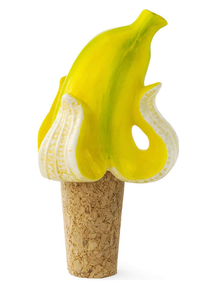 Donkey Flaschenverschluss ''Banana Romance'' in Gelb - (B)5 x (H)9 x (T)5,5 cm - onesize