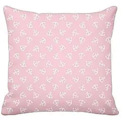Krasilnikoff Kissenbezug Anchor all over, 50x50cm, pink