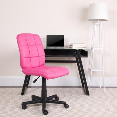 Lancaster Home Mid-Back Quilted Vinyl Swivel Task Office Chair