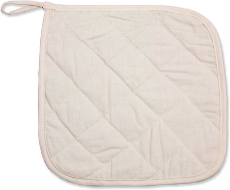 buttinette Topflappen, natur, 20 x 20 cm, 2 Stück