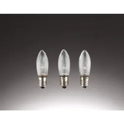 Hellum Ersatz-Riffelkerzen 5V 3W E10 3er Pack