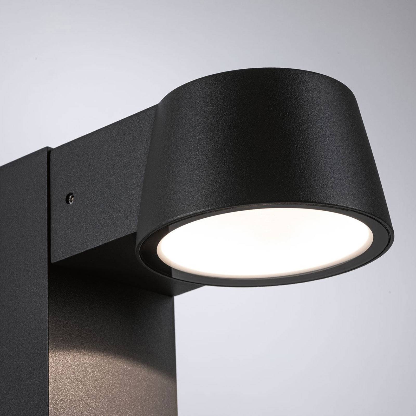 Paulmann LED Pillar Light Capea, Black, Aluminium, Modern, Outdoor lights
