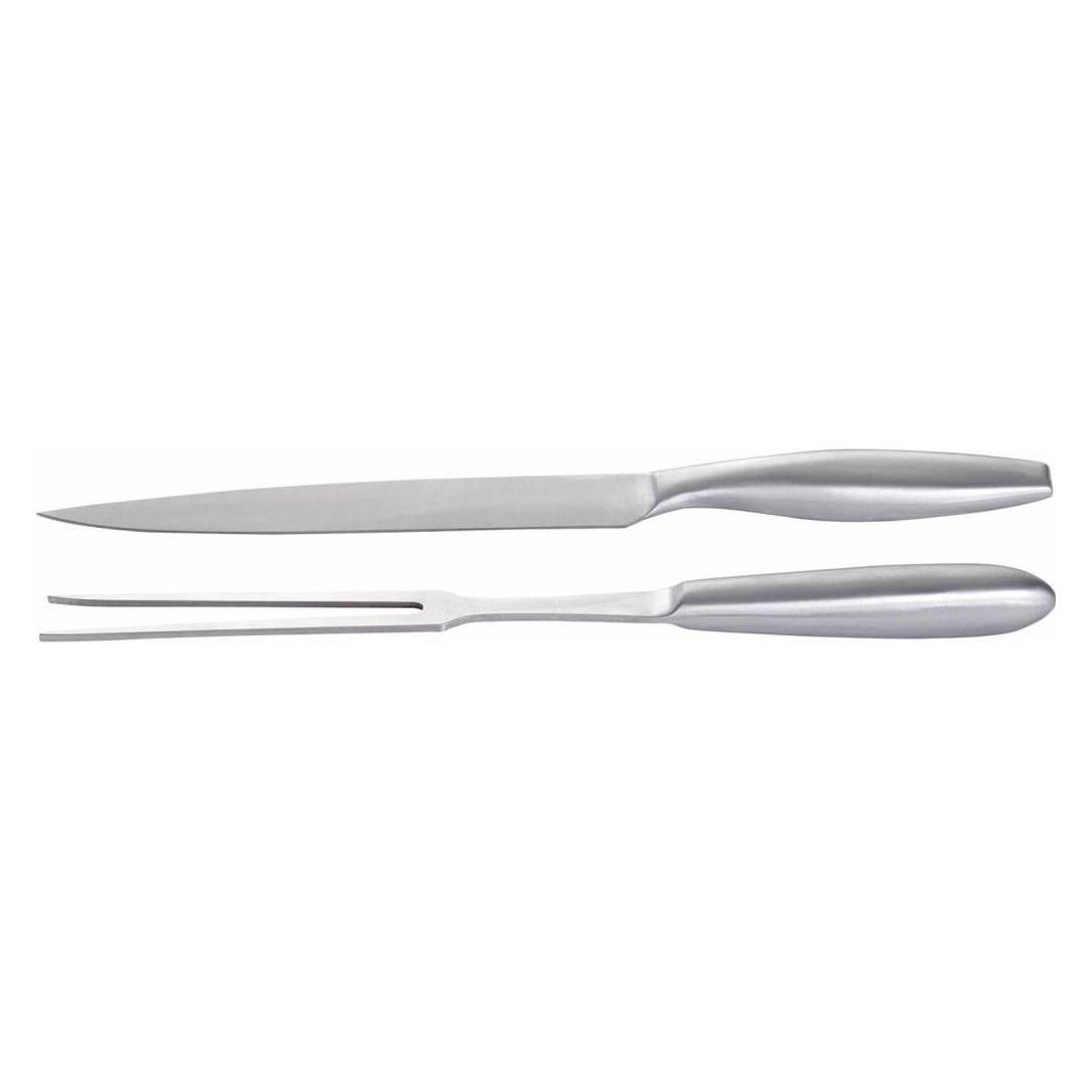 All'Grill Robustes Edelstahl Tranchier-Set, 2-teilig für den Grill und Fleisch Experten (43781140)