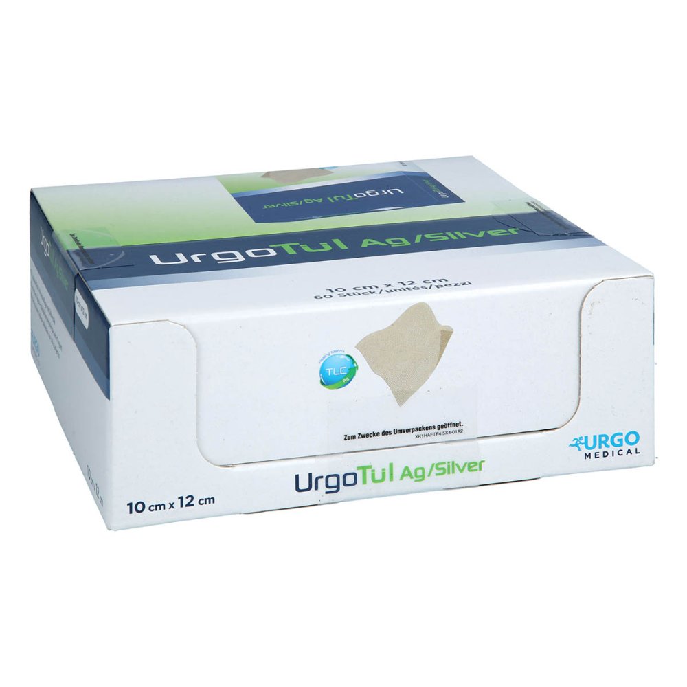 Avitamed GmbH Urgotül Silver 10x12 Cm Wundgaze 19873736