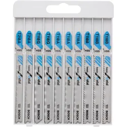 Bosch Stichsägeblatt-Set Basic for Metal, 10-teilig - 2607010631