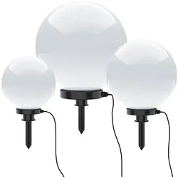 Selltec, Gartenbeleuchtung, Kugelleuchte KIRA SET (E27, IP44)