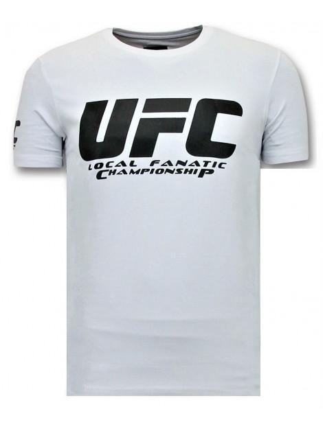Local Fanatic T-shirts met print ufc championship basic