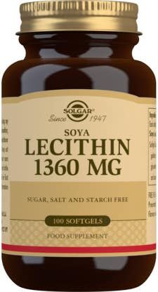 Solgar Lecitina de Soja 1360 mg 100 Perlas