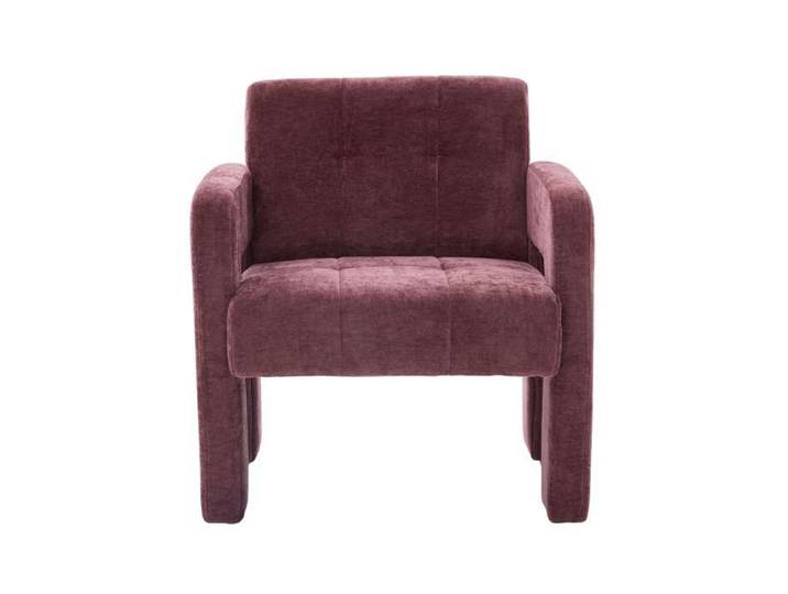 Fauteuil Design Moderne et Minimaliste rouge bordeaux