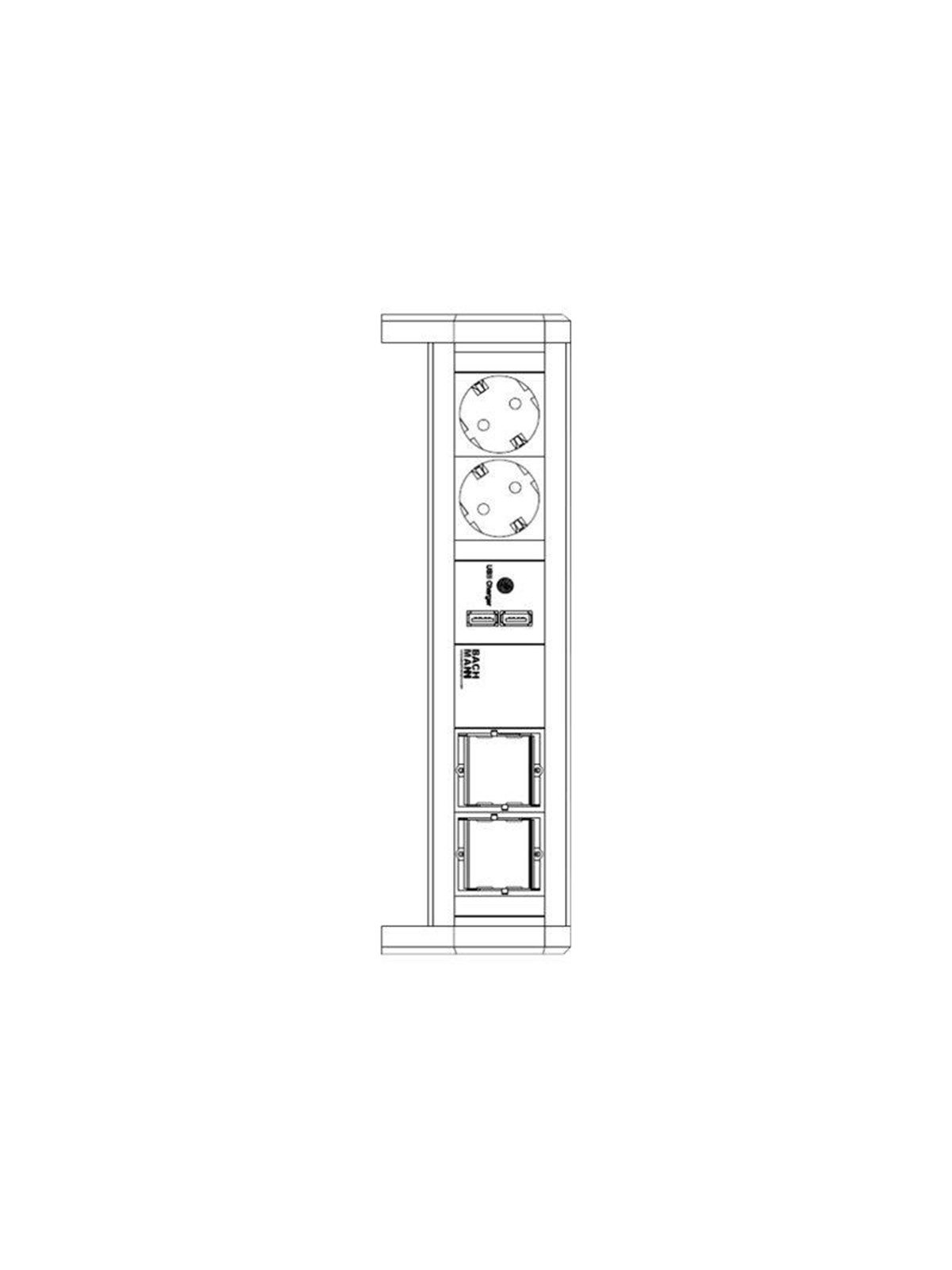 Bachmann DESK 1 - power strip